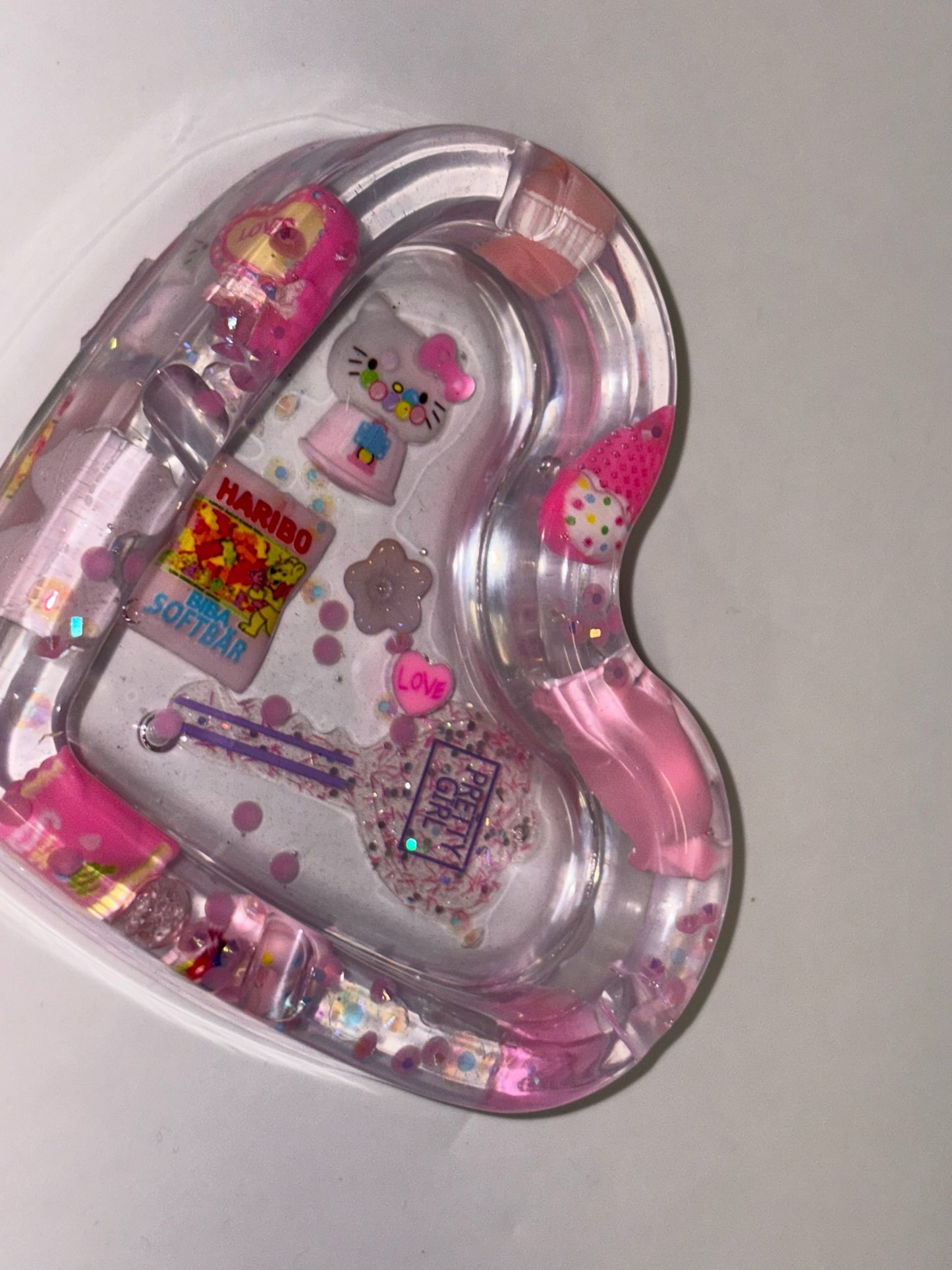 BABY PINK “JUNK” LOVE HEART ASHTRAY